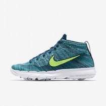 Chaussure Nike Flyknit Chukka Pour Homme Golf Turquoise Rio/Turquoise Nuit/Hyper Jade/Volt_NO. 819009-300