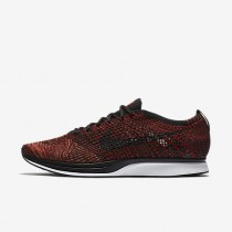 Chaussure Nike Flyknit Racer Pour Femme Running Rouge Université/Mangue Brillant/Noir_NO. 526628-608