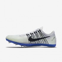 Chaussure Nike Zoom Victory 2 Pour Femme Running Blanc/Bleu Coureur/Noir_NO. 555365-100