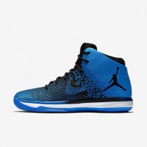 Chaussure Nike Air Jordan Xxxi Pour Homme Basketball Bleu Électrique/Noir/Blanc/Noir_NO. 845037-007