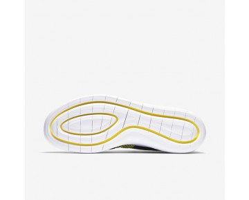 Chaussure Nike Air Sock Racer Ultra Flyknit Pour Homme Lifestyle Jaune Strike/Noir/Jaune Strike_NO. 898022-700