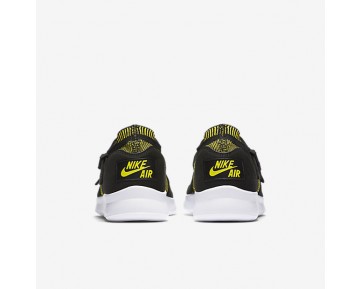 Chaussure Nike Air Sock Racer Ultra Flyknit Pour Femme Lifestyle Jaune Strike/Noir/Blanc_NO. 896447-003