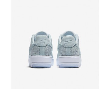 Chaussure Nike Air Force 2 Flyknit Low Pour Femme Lifestyle Bleu Glacier/Blanc/Vert Vapeur/Bleu Glacier_NO. 820256-400
