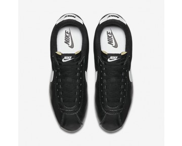 Chaussure Nike Classic Cortez Premium Pour Femme Lifestyle Noir/Gris Neutre/Blanc_NO. 807480-010