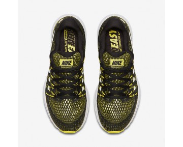 Chaussure Nike Air Zoom Vomero 12 Pour Femme Running Noir/Jaune Strike/Blanc_NO. 883281-007