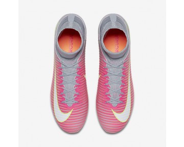 Chaussure Nike Mercurial Veloce Iii Dynamic Fit Fg Pour Femme Football Hyper Rose/Gris Loup/Aigre/Blanc_NO. 897800-610