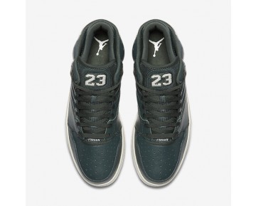 Chaussure Nike Jordan 1 Flight 4 Pour Homme Lifestyle Vert Bocage/Beige Clair_NO. 820135-300