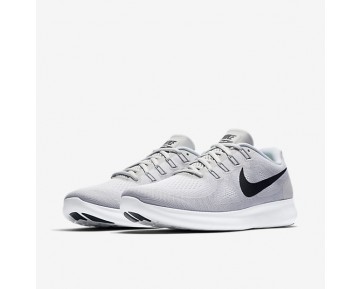 Chaussure Nike Free Rn 2017 Pour Homme Running Blanc/Platine Pur/Noir_NO. 880839-101