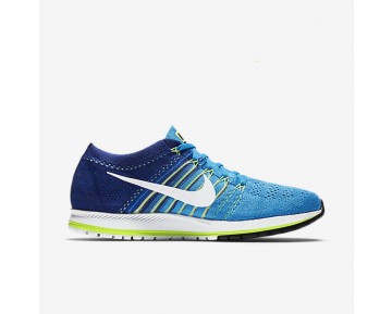 Chaussure Nike Zoom Flyknit Streak Pour Homme Running Bleu Rayonnant/Bleu Royal Profond/Vert Ombre/Blanc_NO. 835994-414
