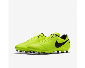 Chaussure Nike Tiempo Genio Ii Leather Fg Pour Homme Football Volt/Volt/Noir_NO. 819213-707