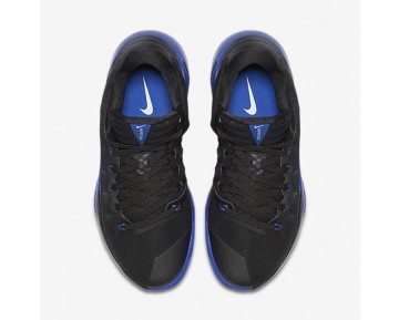 Chaussure Nike Hyperdunk 2016 Low Pour Homme Basketball Noir/Gris Foncé/Bleu Électrique_NO. 844363-040